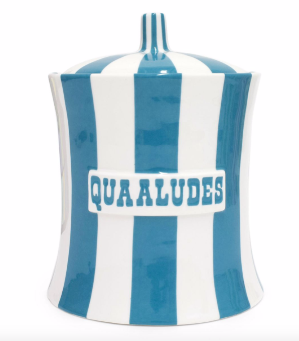 Vice Quaaludes Canister by Jonathan Adler
