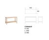 Cavetto Shelving Unit L940 with 2 Shelves by Karl Andersson & Söner