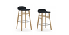 Form Counter and Bar Stool Full Upholstery (Wood) by Normann Copenhagen