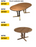 Round Pedestal Table 9275 by Dyrlund