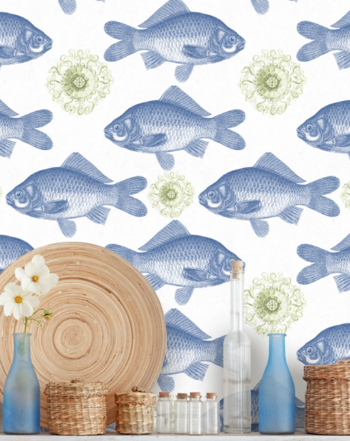 FISH Wallpaper by Mindthegap