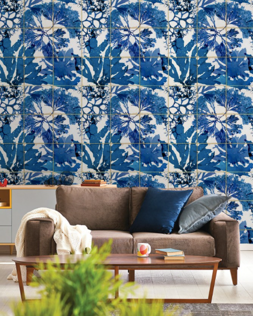 ALGAE Blue Wallpaper by Mindthegap