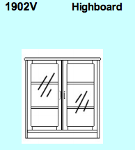 Rosenborg Highboard 110 x 44 / 42 x 106 cm by Dyrlund