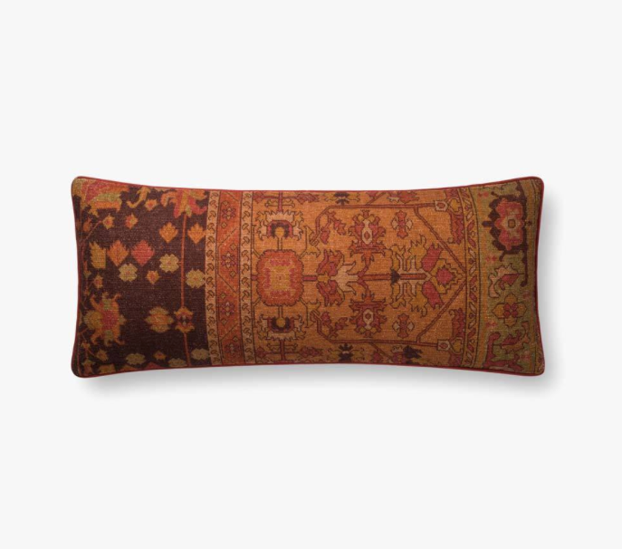 P0777 Rust Pillow by Loloi