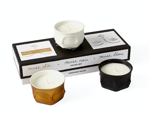 Muse Votive Candle Set by Jonathan Adler