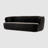Stay Sofa - Fully Upholstered, 260x110, Black Base by Gubi