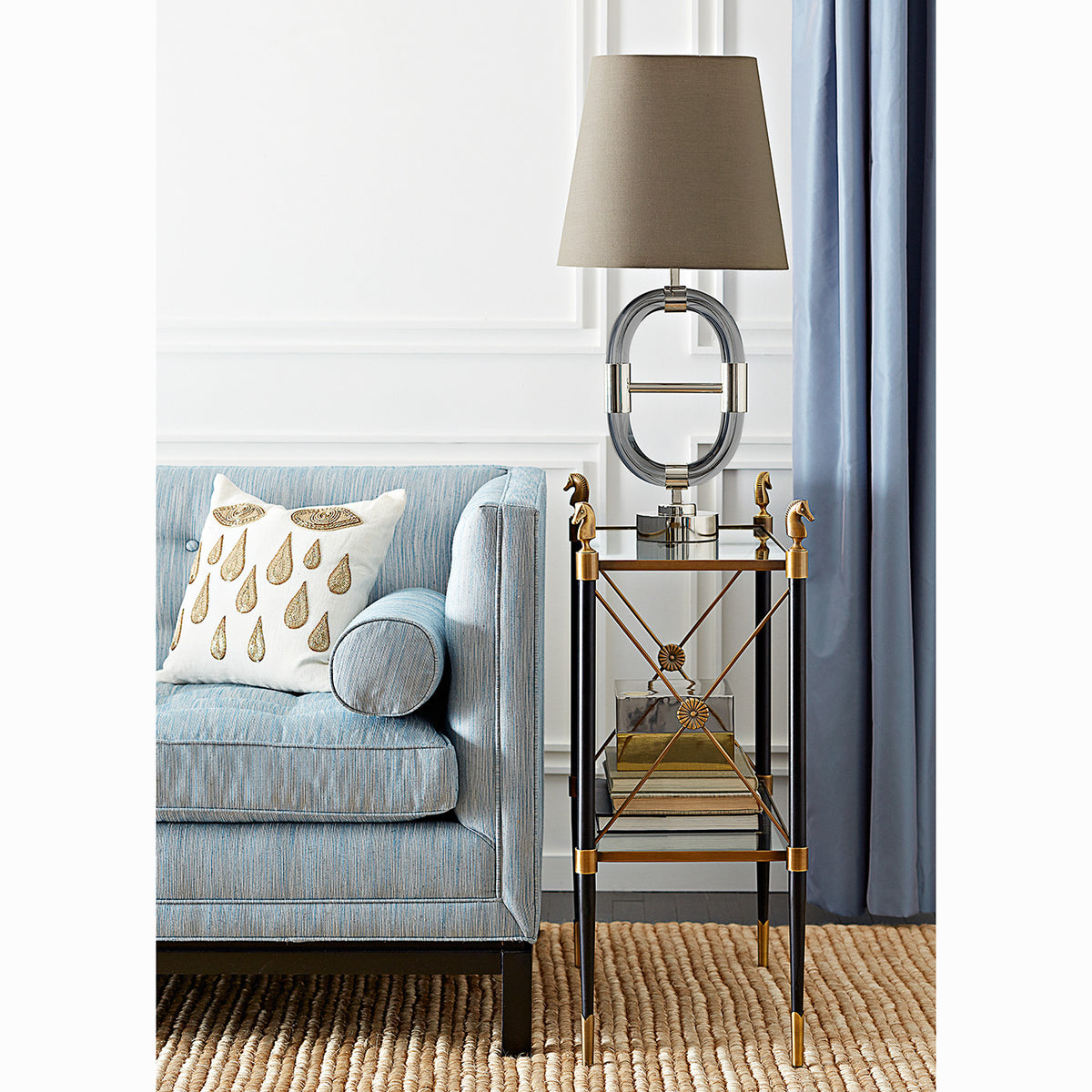 Rider Two Tier Side Table by Jonathan Adler