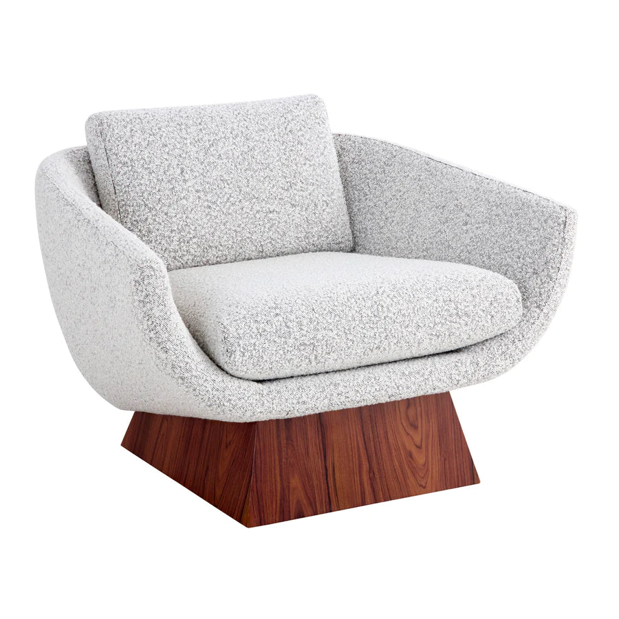 Rosewood Beaumont Lounge Chair by Jonathan Adler