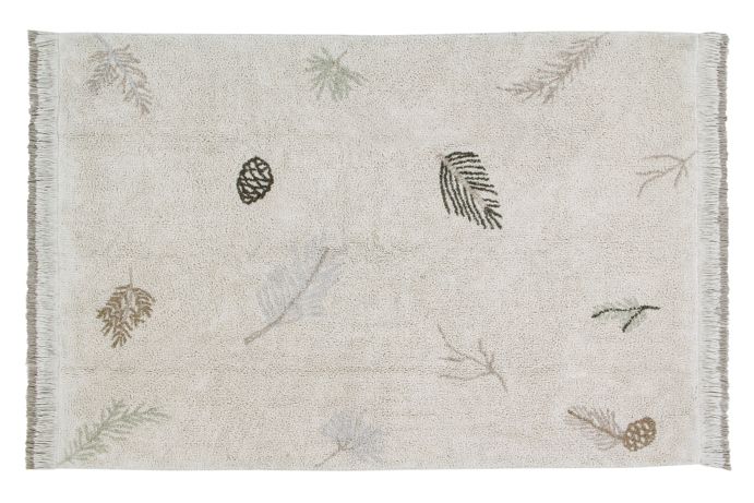 Pine Forest Washable Rug by Lorena Canals