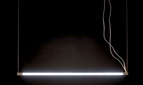 Thin LED Horizontal Suspension Light by VISO (Made in Canada)