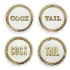 Cock/Tail Coasters by Jonathan Adler