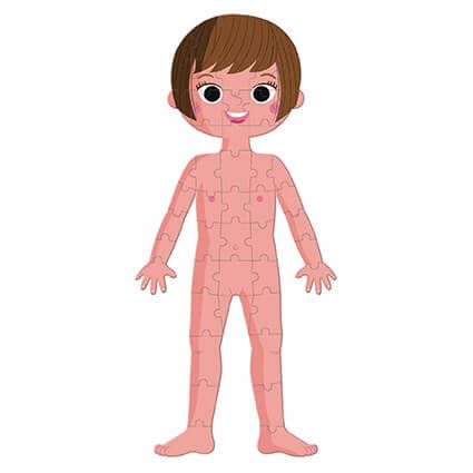 4 in 1 Educational Puzzle Human Body