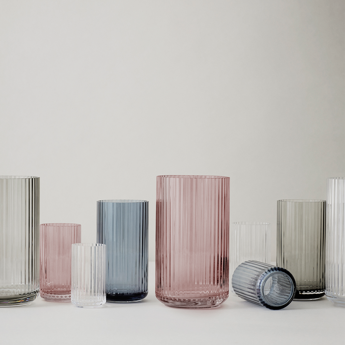 Glass Vase by Lyngby Porcelæn