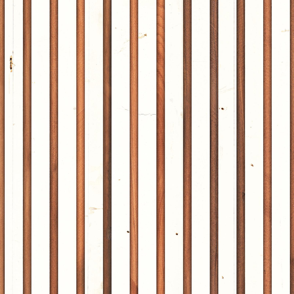 TIM-03 White on teak Timber Strips wallpaper by Piet Hein Eek for NLXL