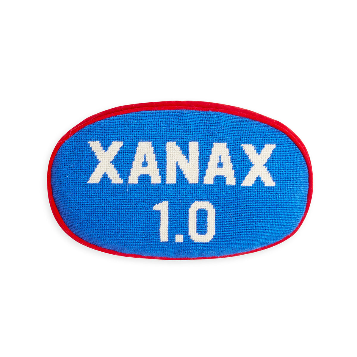 Prescription Xanax Throw Pillow by Jonathan Adler