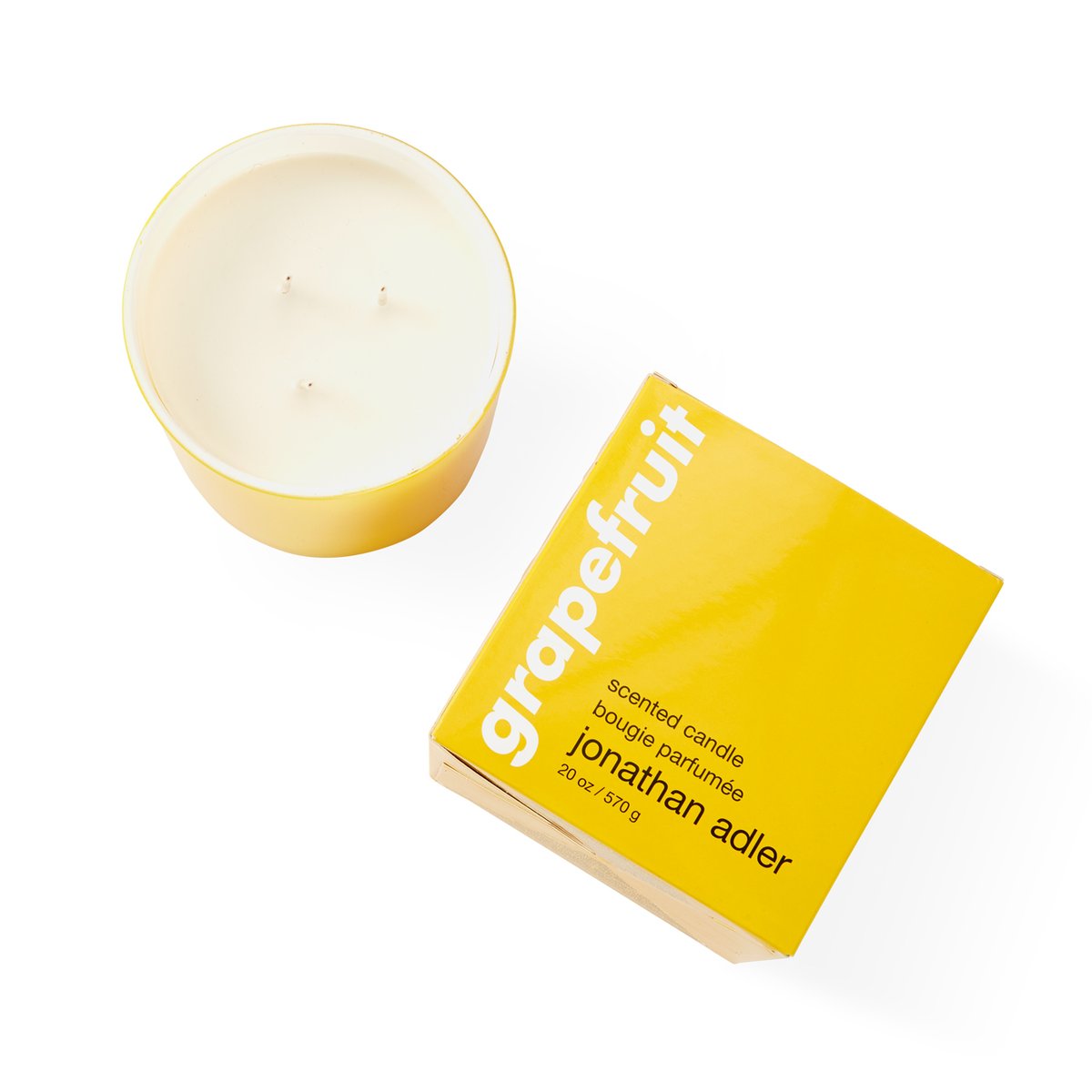 Three-Wick Grapefruit Pop Candle by Jonathan Adler
