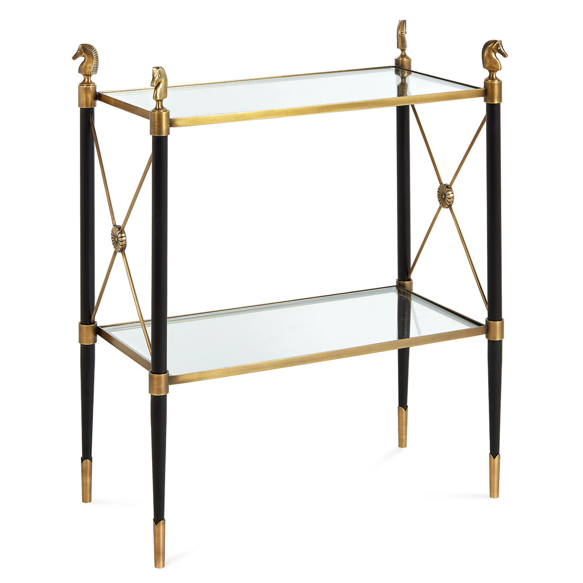 Rider Two Tier Side Table by Jonathan Adler