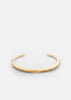 Opaque Objects Cuff - Matte Gold Plated by Skultuna