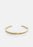 Opaque Objects Cuff - Gold Plated by Skultuna