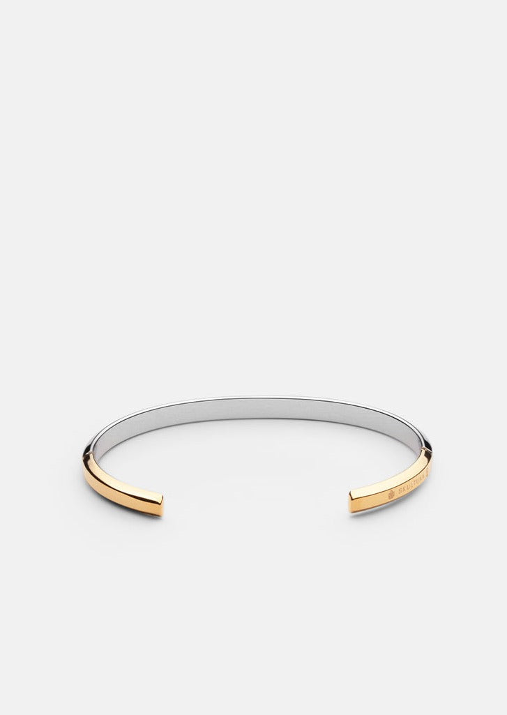 Skultuna Icon Cuff Thin - Two Tone by Skultuna