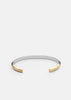Skultuna Icon Cuff Thin - Two Tone by Skultuna