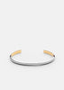 Skultuna Icon Cuff Thin - Two Tone by Skultuna