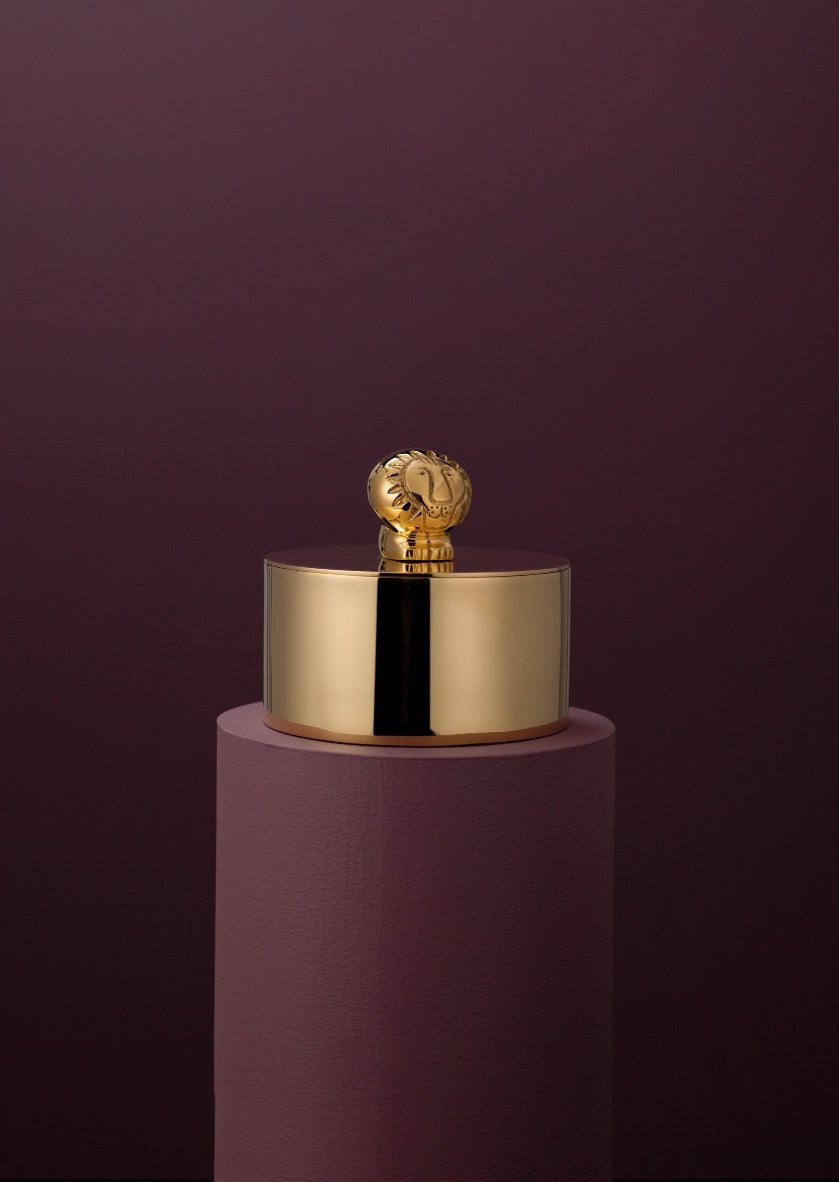 Skultuna Box designed by Lisa Larson, showcasing a stylish accessories box with intricate patterns and a sleek, modern design.