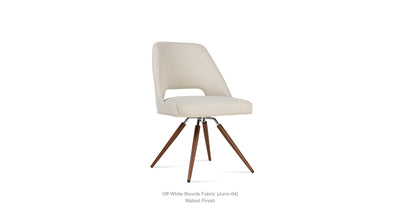 Marash Carrot Chair by Soho Concept, modern orange seating with smooth curved design, showcasing stylish contemporary furniture.