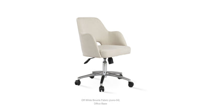 Marash Arm Office Chair by Soho Concept featuring black upholstery and ergonomic armrests, designed for modern office seating.