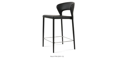 Prada Stool by Soho Concept, full upholstered seating with modern design, showcasing sleek fabric and sturdy construction.