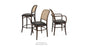 Soho Concept Rumi bentwood stool showing the elegant curved wooden seat and sleek design for modern seating.