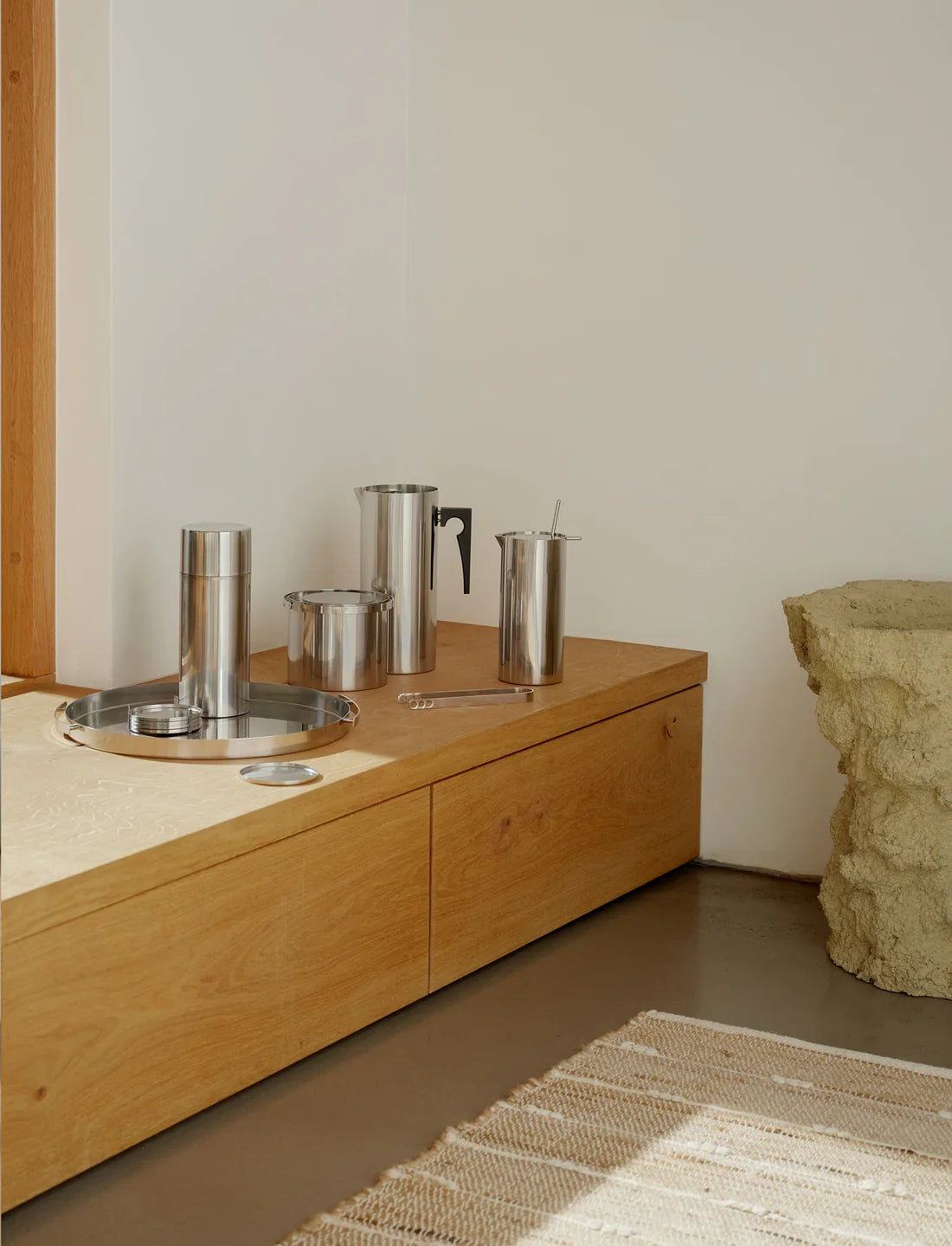 Arne Jacobsen Martini Mixer with Spoon by Stelton