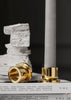 Skultuna Bijou candle holder in metallic finish, decorative accessories with elegant, modern design, suitable for tabletop display.
