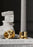 Skultuna Bijou candle holder in metallic finish, decorative accessories with elegant, modern design, suitable for tabletop display.