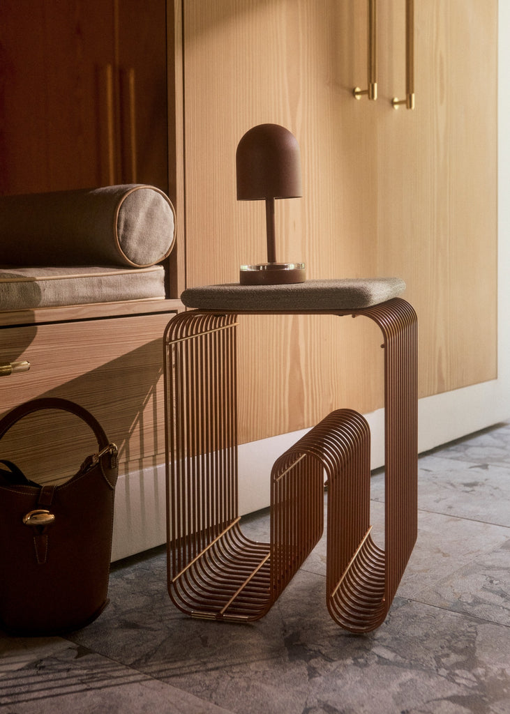 Curva Stool by AYTM | Elegant Art Deco Seating