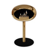 Le Feu Steel Low Dome - Chromed Rose Gold by Le Feu