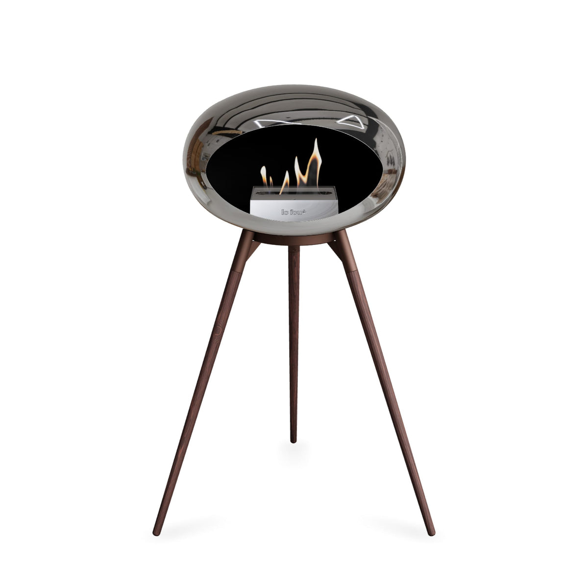 Le Feu Ground High Dome - Chromed Silver Gold by Le Feu