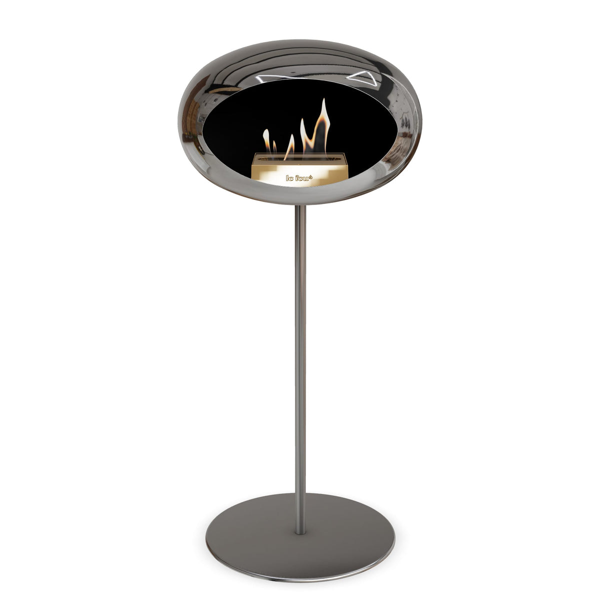 Le Feu Steel High Dome - Chromed Silver by Le Feu