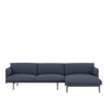 Outline Sofa Chaise Lounge by Muuto