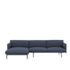 Outline Sofa Chaise Lounge by Muuto