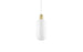Large Amp Lamp by Normann Copenhagen, modern lighting fixture with a sleek, minimalist design, featuring a large white lampshade.