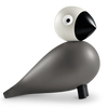 Kay Bojesen Songbird Collection kids wooden toy, colorful bird figure with smiling face and detailed painted features.