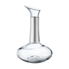 Elegant Georg Jensen Koppel crystal carafe with silver wire detail, showcasing a sophisticated glass accessory for beverages.