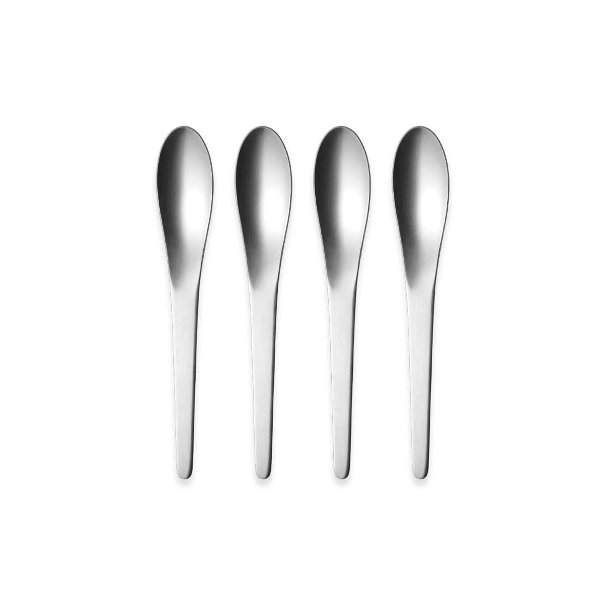 Arne Jacobsen Large Teaspoon Set by Georg Jensen
