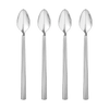 Bernadotte Long Latte Spoon Set - 4pcs by Georg Jensen