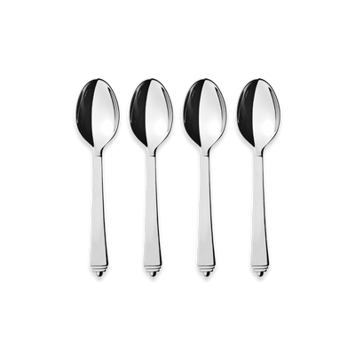 Pyramid Dessert Spoon Set - 4pcs by Georg Jensen