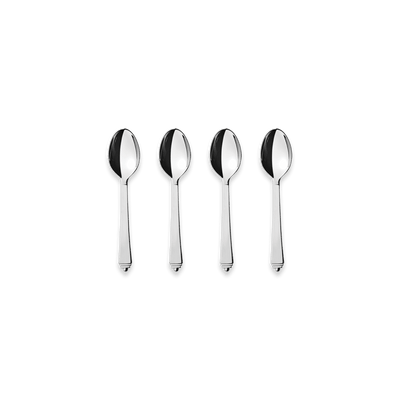 Pyramid Tea Spoon Set - Large, 4pcs by Georg Jensen