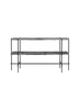 Console GamFratesi TS Rectangulaire 1 Plateau Verre + 1 Plateau Métal par Gubi