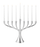 Cobra Menorah - Small by Georg Jensen