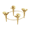Bloom Taper CandleHolder Gold by Georg Jensen